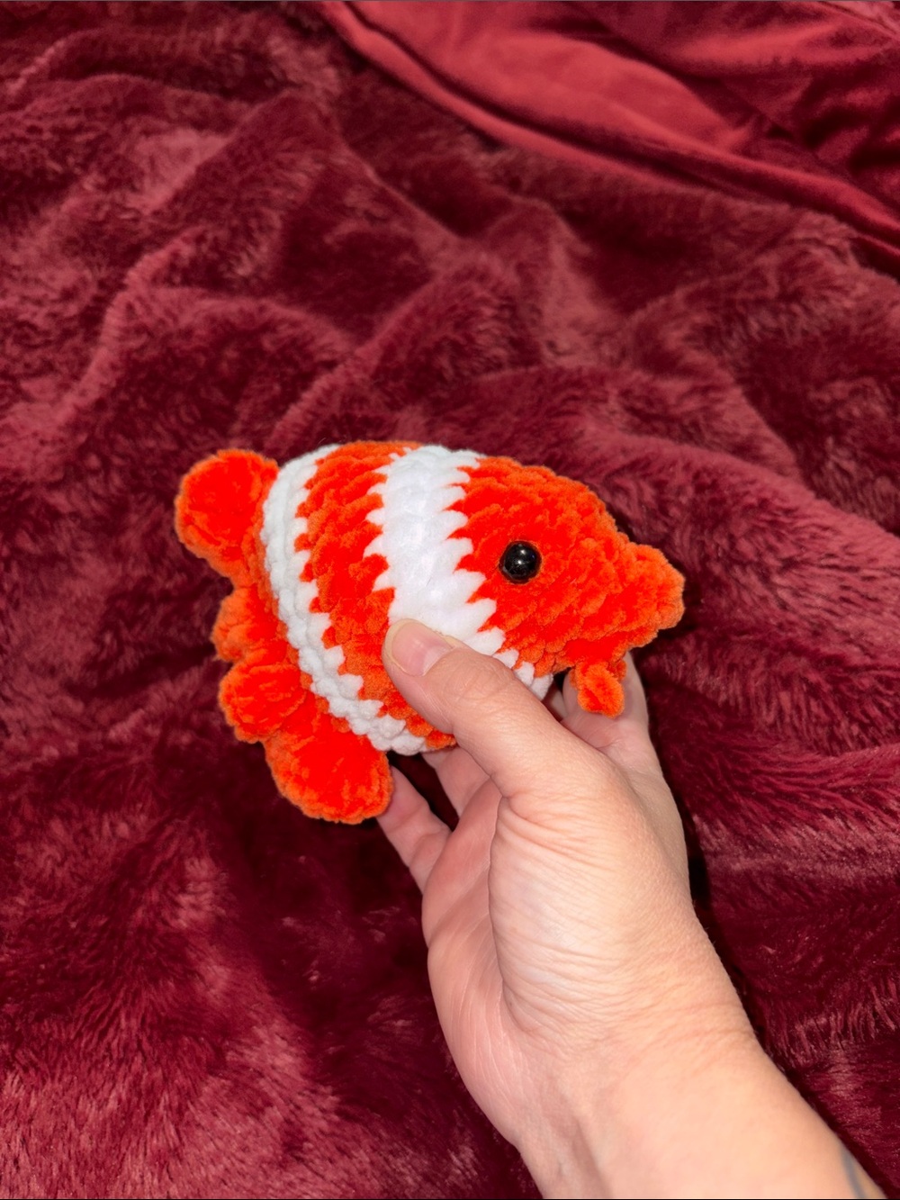 Handmade Crochet Angelfish - Picture 2 of 2